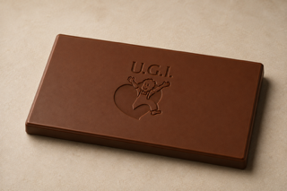 Tavoletta di cioccolato personalizzata con logo UGI